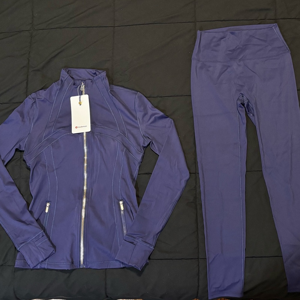 Lululemon Navy Blue & Gold Set